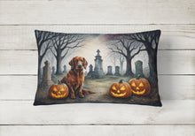 Load image into Gallery viewer, Irish Setter Spooky Halloween Fabric Decorative Pillow