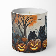 Load image into Gallery viewer, Keeshond Spooky Halloween Decorative Soy Candle