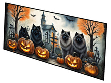 Load image into Gallery viewer, Keeshond Spooky Halloween Runner Mat 28x58