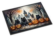 Load image into Gallery viewer, Keeshond Spooky Halloween Doormat -  18x27 Decorative Floor Mat – Indoor/Outdoor Rug
