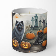 Load image into Gallery viewer, Keeshond Spooky Halloween Decorative Soy Candle
