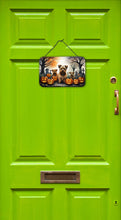 Load image into Gallery viewer, Norfolk Terrier Spooky Halloween Wall or Door Hanging Prints