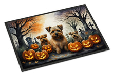 Load image into Gallery viewer, Norfolk Terrier Spooky Halloween Doormat - 24x36 Decorative Floor Mat – Indoor/Outdoor Rug with Artistic Flair