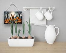 Load image into Gallery viewer, Norwich Terrier Spooky Halloween Wall or Door Hanging Prints