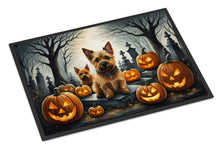 Load image into Gallery viewer, Norwich Terrier Spooky Halloween Doormat - 24x36 Decorative Floor Mat – Indoor/Outdoor Rug with Artistic Flair