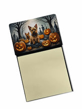 Load image into Gallery viewer, Norwich Terrier Spooky Halloween Sticky Note Holder- Refiilable Desk Accessory Note Pad