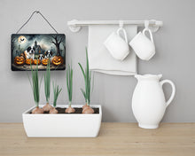 Load image into Gallery viewer, Saint Bernard Spooky Halloween Wall or Door Hanging Prints