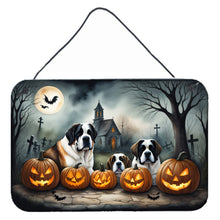 Load image into Gallery viewer, Saint Bernard Spooky Halloween Wall or Door Hanging Prints