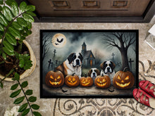 Load image into Gallery viewer, Saint Bernard Spooky Halloween Doormat - 24x36 Decorative Floor Mat – Indoor/Outdoor Rug with Artistic Flair
