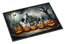 Load image into Gallery viewer, Saint Bernard Spooky Halloween Doormat - 24x36 Decorative Floor Mat – Indoor/Outdoor Rug with Artistic Flair