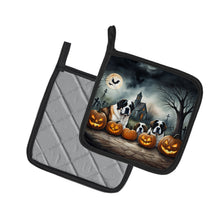 Load image into Gallery viewer, Saint Bernard Spooky Halloween Pot Holders - Set of 2 Decorative Kitchen Helpers | Made in the USA