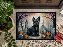 Load image into Gallery viewer, Scottish Terrier Spooky Halloween Doormat -  18x27 Decorative Floor Mat – Indoor/Outdoor Rug