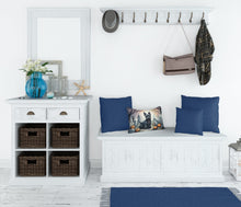 Load image into Gallery viewer, Scottish Terrier Spooky Halloween Fabric Decorative Pillow