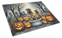 Load image into Gallery viewer, Shar Pei Spooky Halloween Glass Cutting Boards – Durable, Decorative Kitchen Art Large