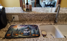 Load image into Gallery viewer, Shih Tzu Spooky Halloween Dish Drying Mat