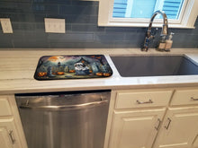 Load image into Gallery viewer, Shih Tzu Spooky Halloween Dish Drying Mat