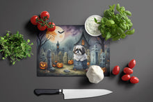 Load image into Gallery viewer, Shih Tzu Spooky Halloween Glass Cutting Boards – Durable, Decorative Kitchen Art Large