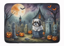 Load image into Gallery viewer, Shih Tzu Spooky Halloween Memory Foam Kitchen Mat