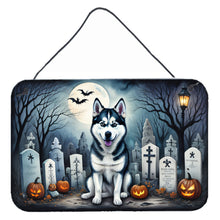 Load image into Gallery viewer, Siberian Husky Spooky Halloween Wall or Door Hanging Prints