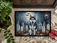 Load image into Gallery viewer, Siberian Husky Spooky Halloween Doormat - 24x36 Decorative Floor Mat – Indoor/Outdoor Rug with Artistic Flair