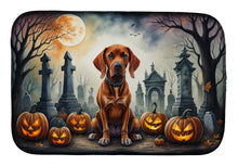 Load image into Gallery viewer, Vizsla Spooky Halloween Dish Drying Mat
