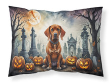 Load image into Gallery viewer, Vizsla Spooky Halloween Fabric Standard Pillowcase – Artistic Decorative Front, White Back