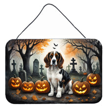 Load image into Gallery viewer, Welsh Springer Spaniel Spooky Halloween Wall or Door Hanging Prints
