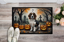 Load image into Gallery viewer, Welsh Springer Spaniel Spooky Halloween Doormat - 24x36 Decorative Floor Mat – Indoor/Outdoor Rug with Artistic Flair