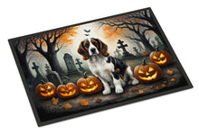 Load image into Gallery viewer, Welsh Springer Spaniel Spooky Halloween Doormat - 24x36 Decorative Floor Mat – Indoor/Outdoor Rug with Artistic Flair