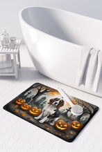 Load image into Gallery viewer, Welsh Springer Spaniel Spooky Halloween Memory Foam Kitchen Mat