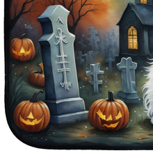 Load image into Gallery viewer, Westie Spooky Halloween Dish Drying Mat