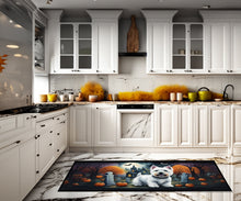 Load image into Gallery viewer, Westie Spooky Halloween Runner Mat 28x58