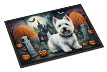 Load image into Gallery viewer, Westie Spooky Halloween Doormat - 24x36 Decorative Floor Mat – Indoor/Outdoor Rug with Artistic Flair