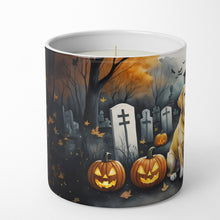 Load image into Gallery viewer, Yellow Labrador Retriever Spooky Halloween Decorative Soy Candle