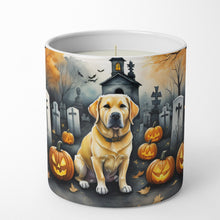 Load image into Gallery viewer, Yellow Labrador Retriever Spooky Halloween Decorative Soy Candle