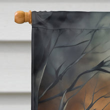 Load image into Gallery viewer, Yellow Labrador Retriever Spooky Halloween House Flag