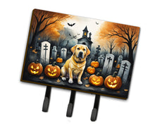 Load image into Gallery viewer, Yellow Labrador Retriever Spooky Halloween Leash or Key Holder