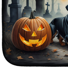 Load image into Gallery viewer, Rottweiler Spooky Halloween Dish Drying Mat