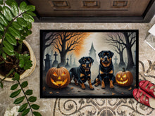 Load image into Gallery viewer, Rottweiler Spooky Halloween Doormat - 24x36 Decorative Floor Mat – Indoor/Outdoor Rug with Artistic Flair