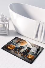 Load image into Gallery viewer, Rottweiler Spooky Halloween Memory Foam Kitchen Mat