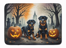 Load image into Gallery viewer, Rottweiler Spooky Halloween Memory Foam Kitchen Mat