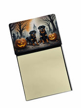 Load image into Gallery viewer, Rottweiler Spooky Halloween Sticky Note Holder- Refiilable Desk Accessory Note Pad
