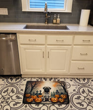 Load image into Gallery viewer, Fawn Pug Spooky Halloween Memory Foam Kitchen Mat