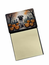 Load image into Gallery viewer, Fawn Pug Spooky Halloween Sticky Note Holder- Refiilable Desk Accessory Note Pad