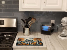 Load image into Gallery viewer, Poodle Spooky Halloween Glass Cutting Boards – Durable, Decorative Kitchen Art Large