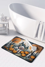 Load image into Gallery viewer, Poodle Spooky Halloween Memory Foam Kitchen Mat