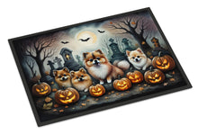 Load image into Gallery viewer, Pomeranian Spooky Halloween Doormat - 24x36 Decorative Floor Mat – Indoor/Outdoor Rug with Artistic Flair