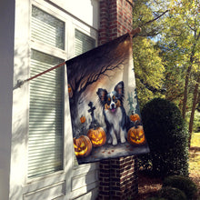 Load image into Gallery viewer, Papillon Spooky Halloween House Flag