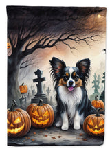 Load image into Gallery viewer, Papillon Spooky Halloween House Flag