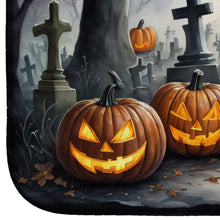 Load image into Gallery viewer, Papillon Spooky Halloween Dish Drying Mat